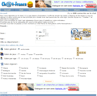 Site de rencontre gratuit en France avec tchat (chat).